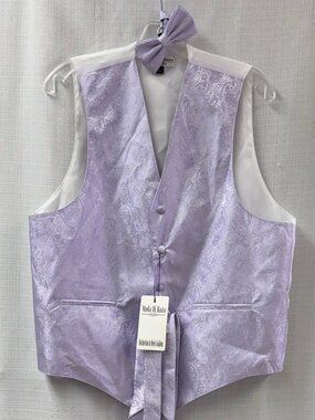 NWT Paisley Formal Vest Set - L